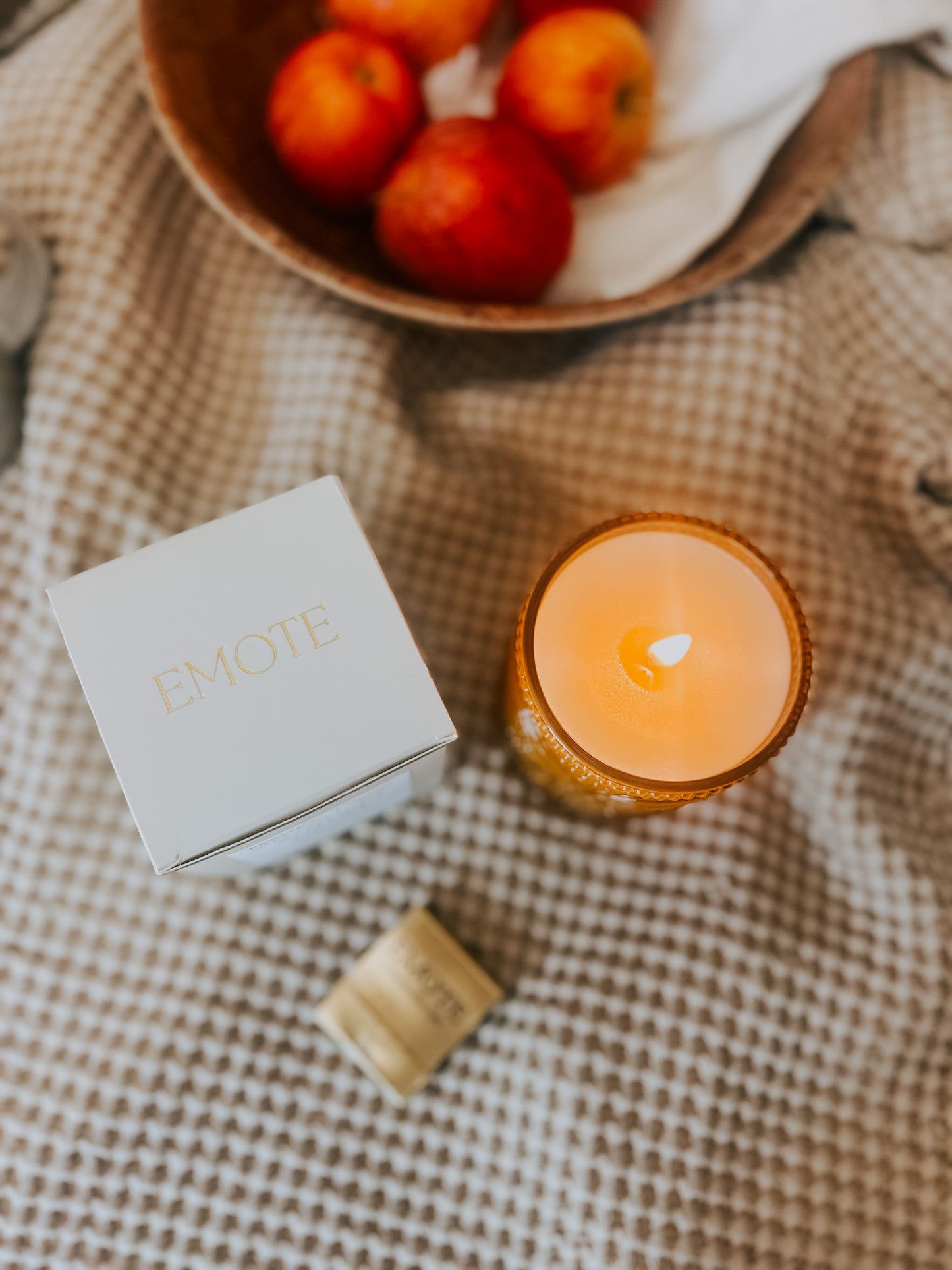autumn heart 8 oz soy candle