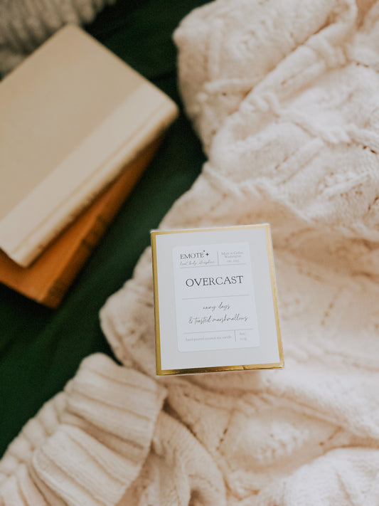 overcast 8 oz soy candle