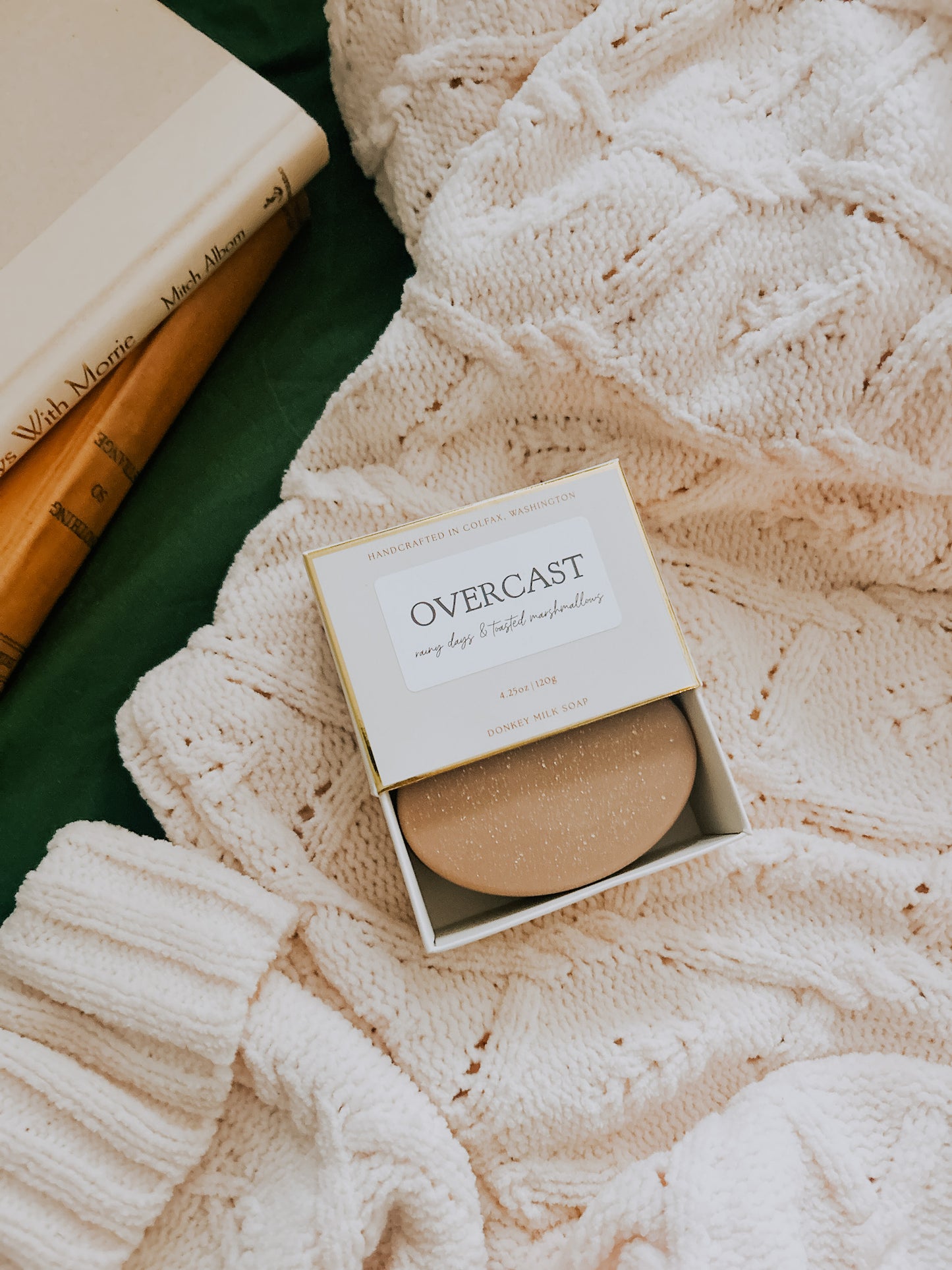 overcast donkey milk soap