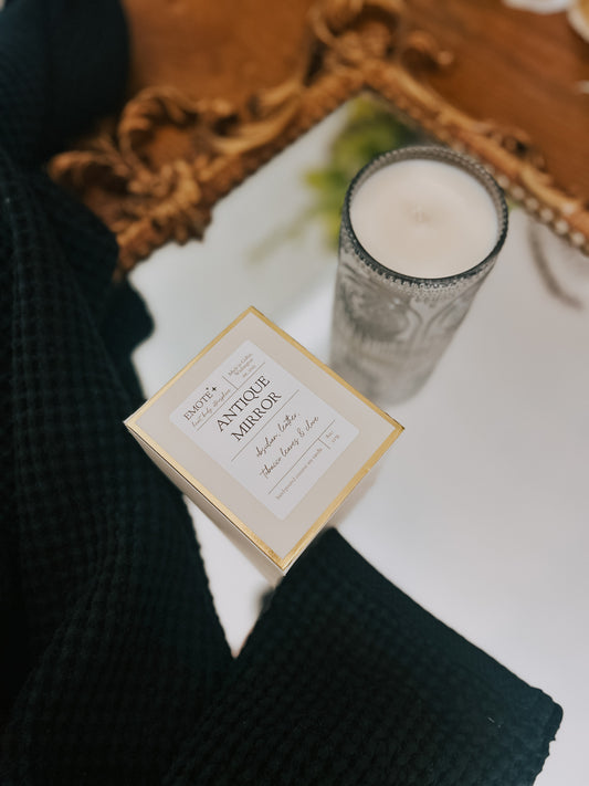 antique mirror 8 oz soy candle