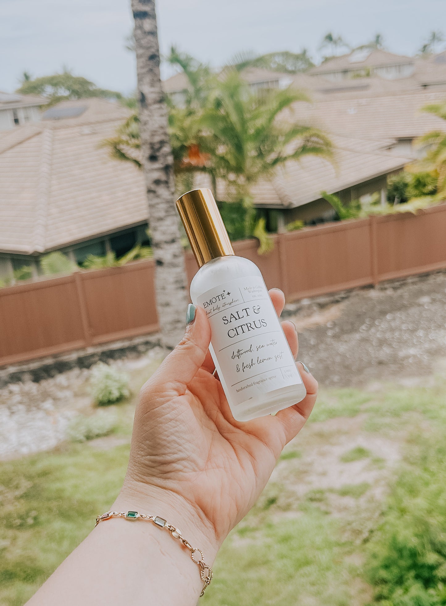 salt & citrus fragrance spray