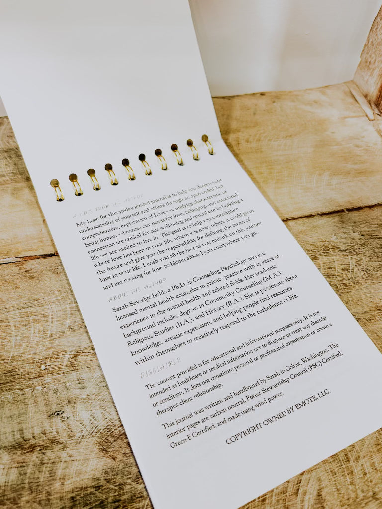 Love: 30-Day Guided Journal