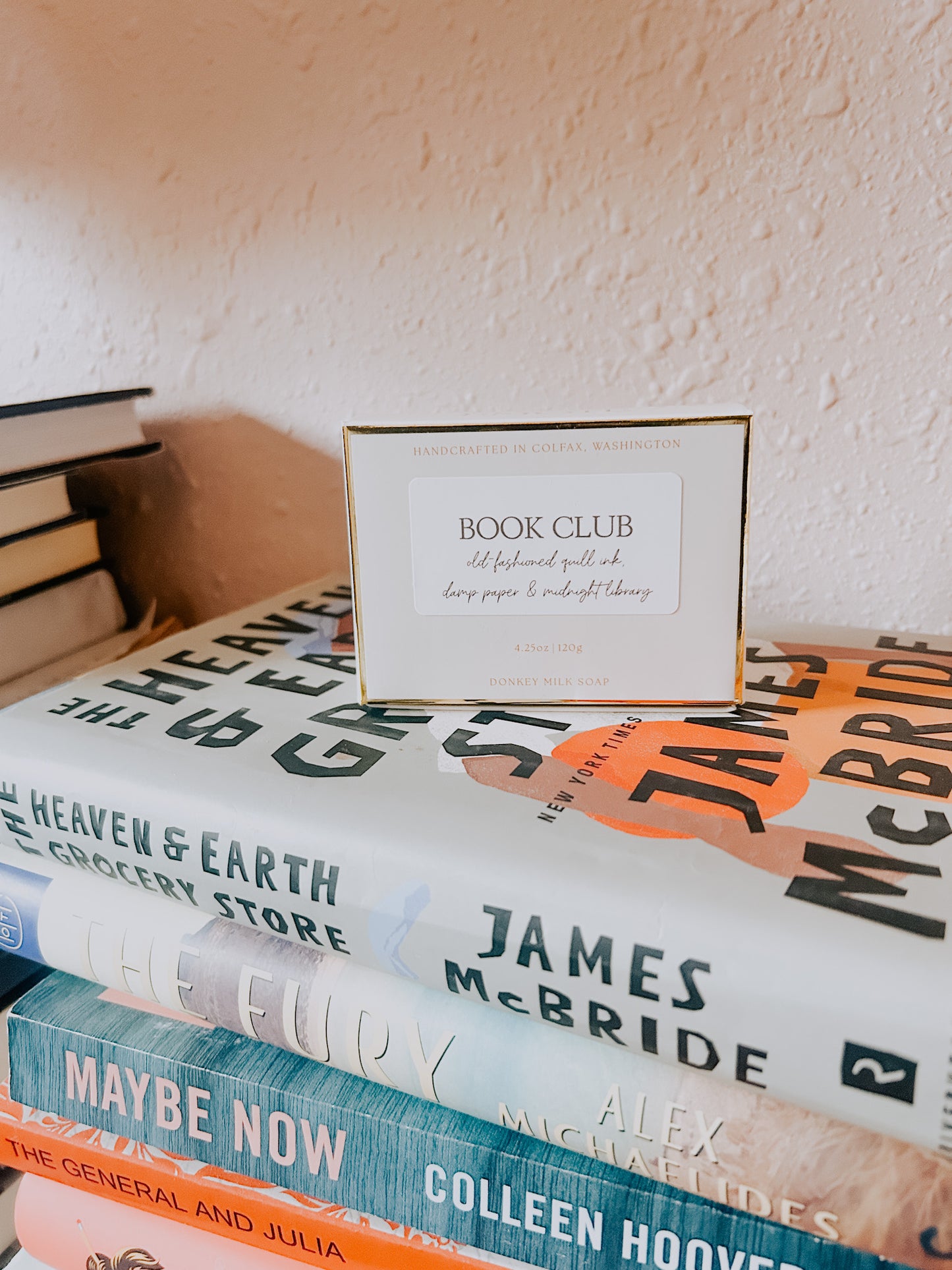 book club donkey milk soap