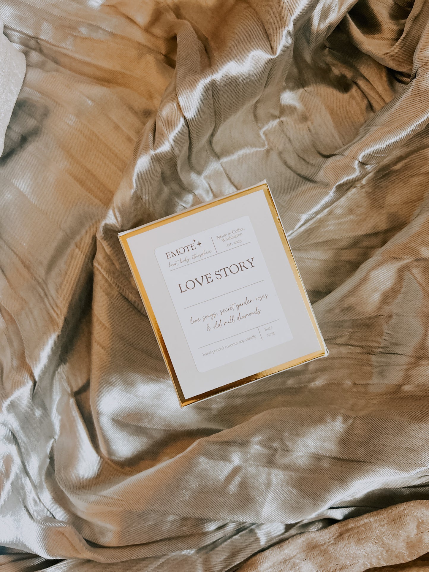 love story 8 oz soy candle