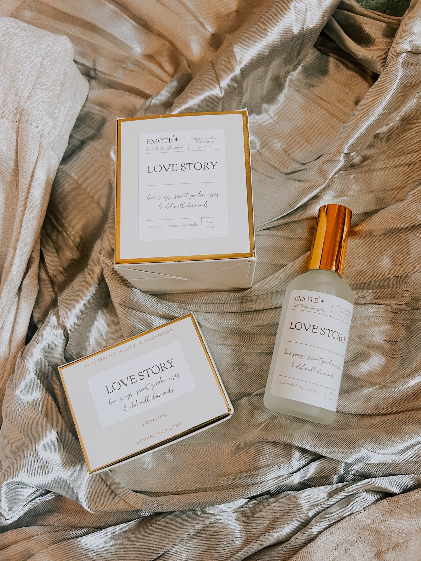 love story 8 oz soy candle