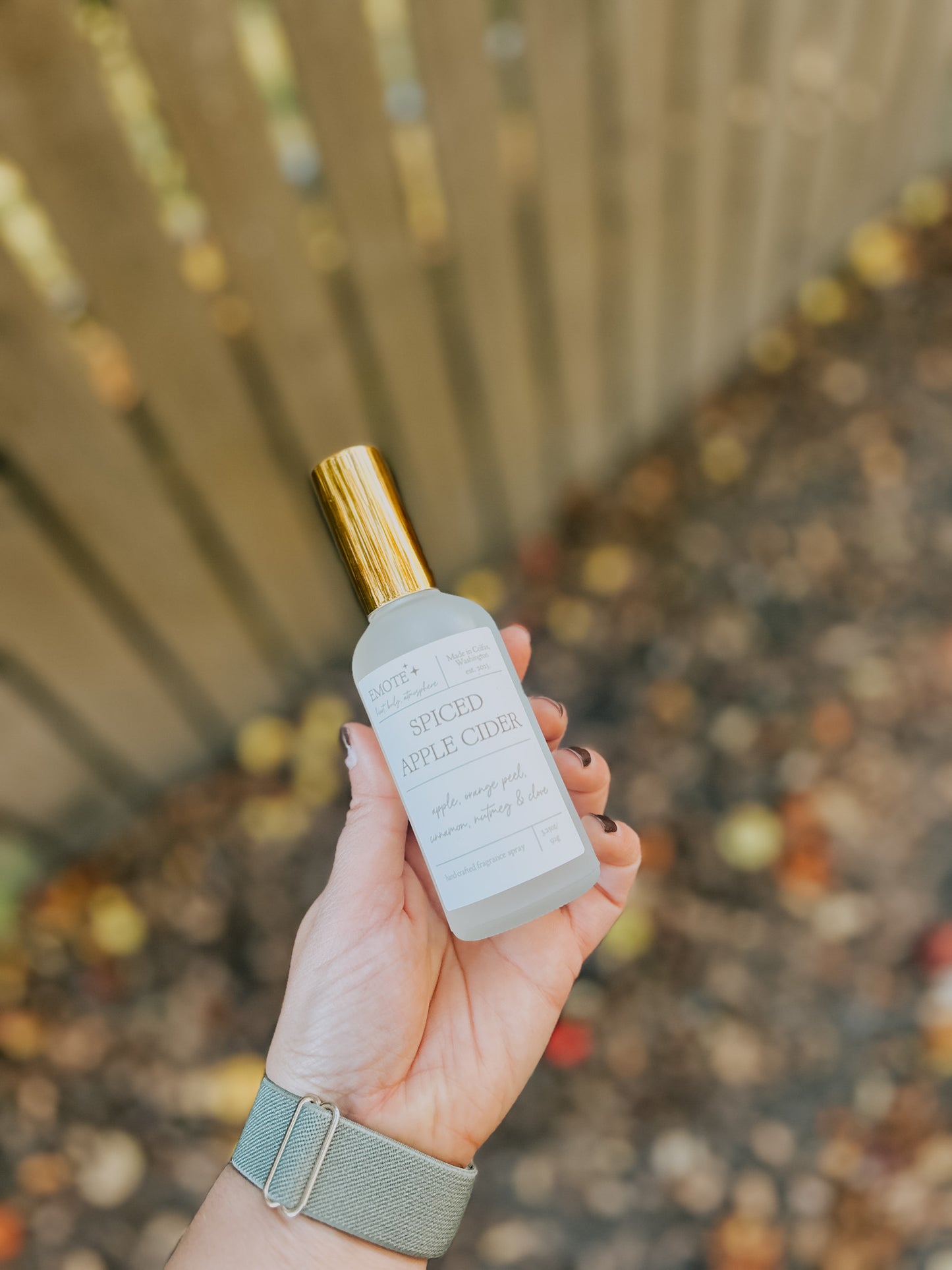 spiced apple cider fragrance spray