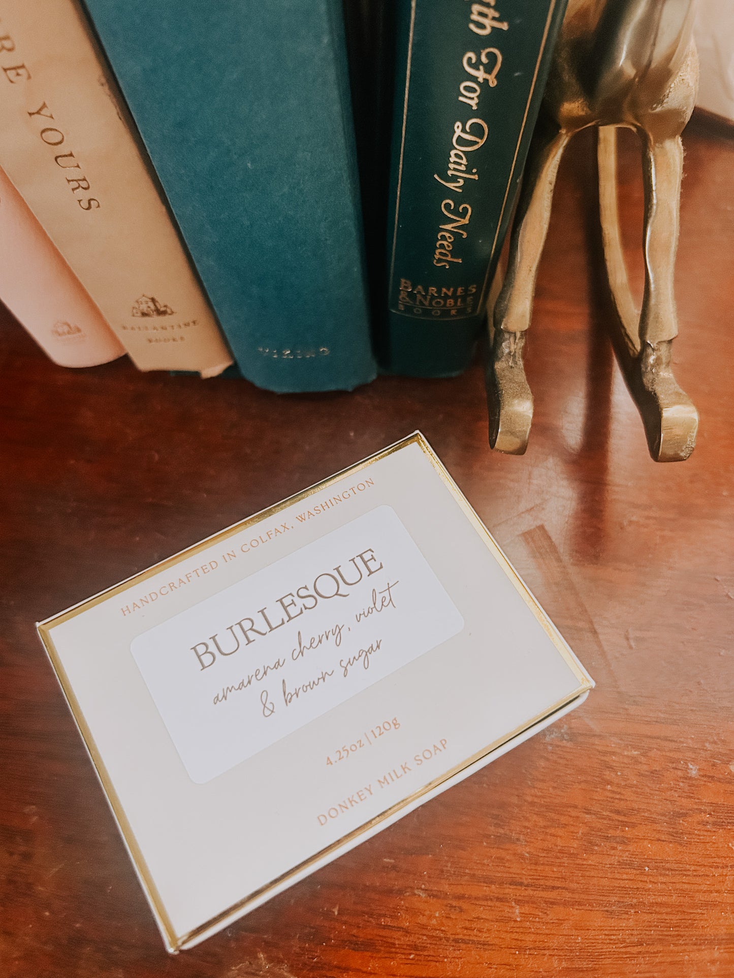 burlesque donkey milk soap bar