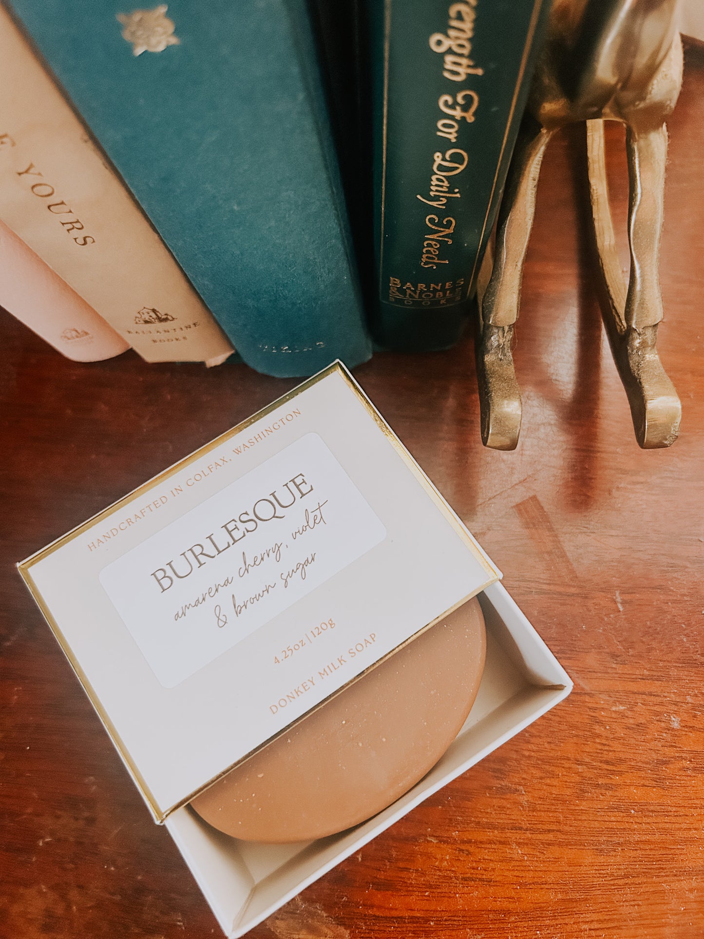 burlesque donkey milk soap bar