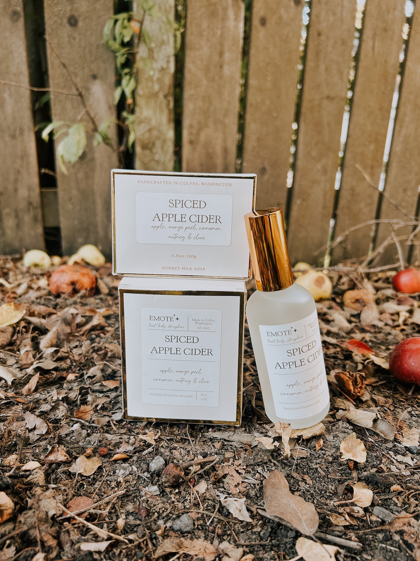 spiced apple cider fragrance spray