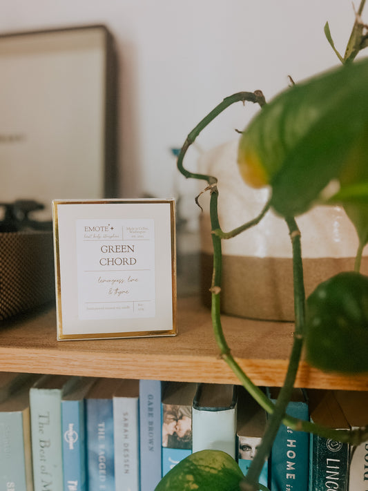 green chord 8 oz soy candle