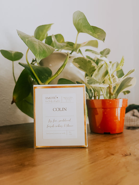 colin 8 oz soy candle
