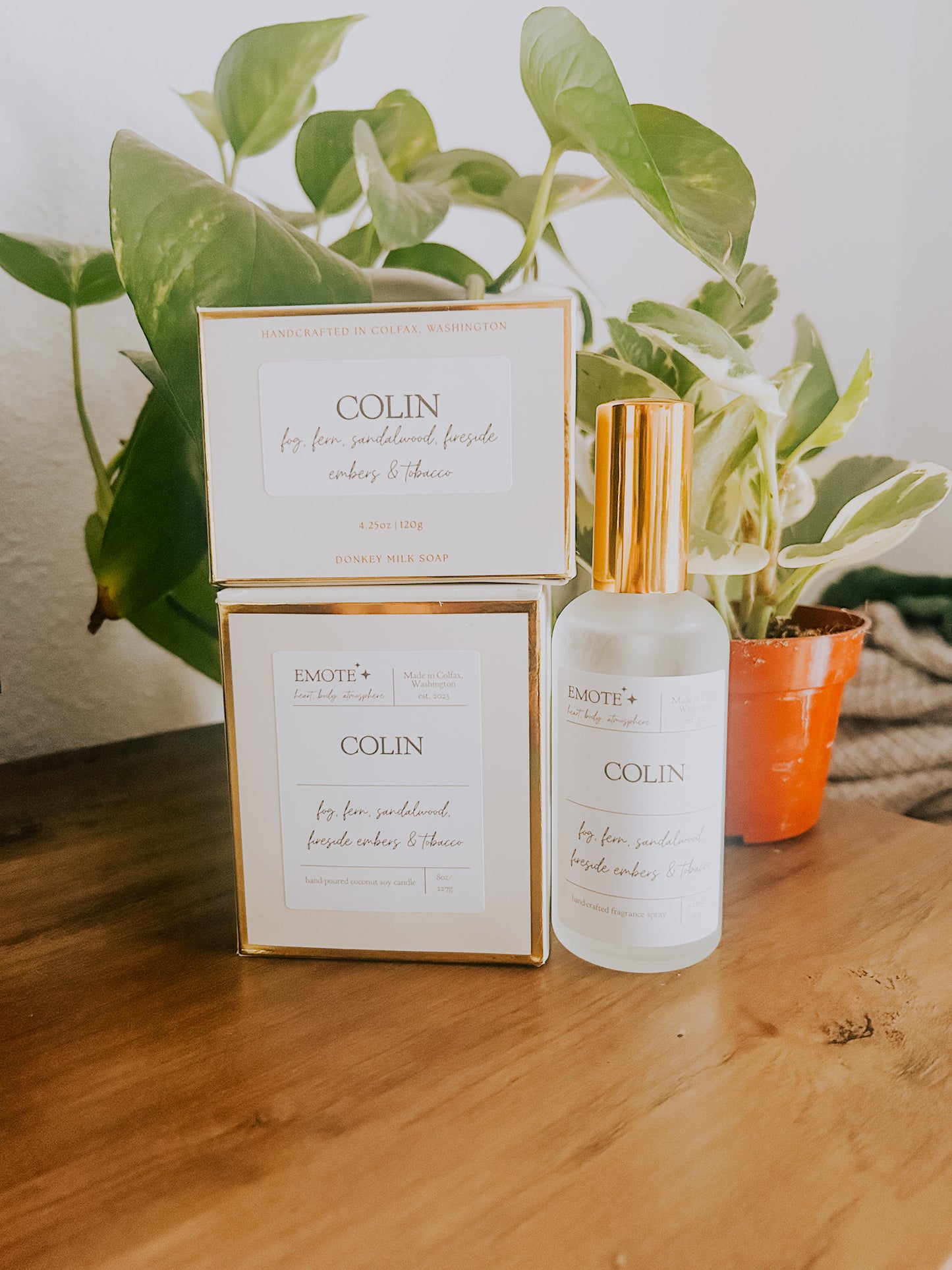 colin 8 oz soy candle