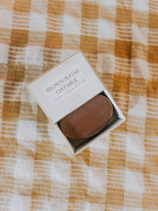 brown sugar oat milk donkey milk bar soap