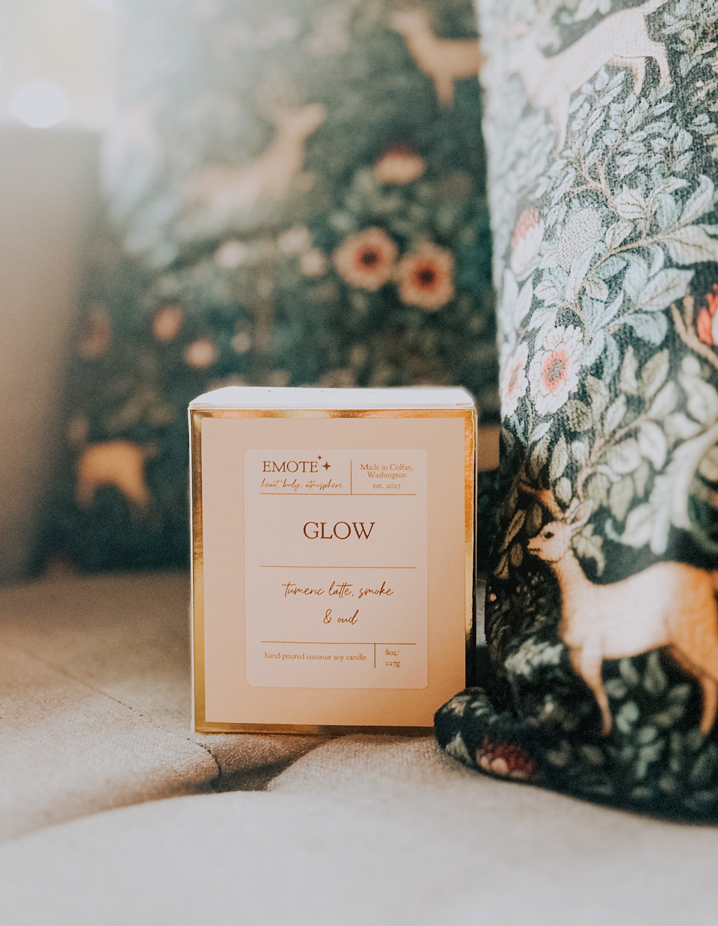 glow 8 oz soy candle