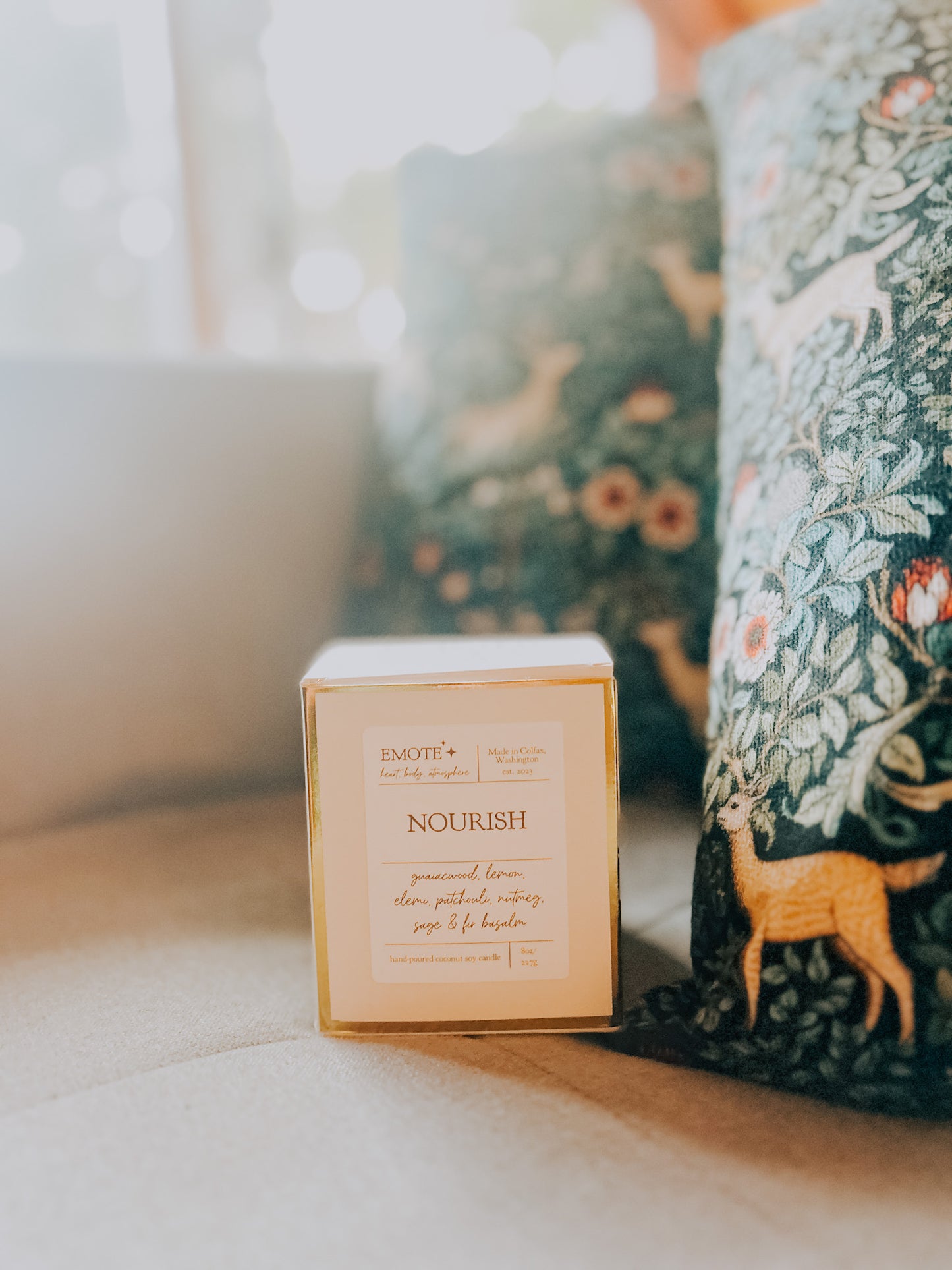 nourish 8 oz soy candle