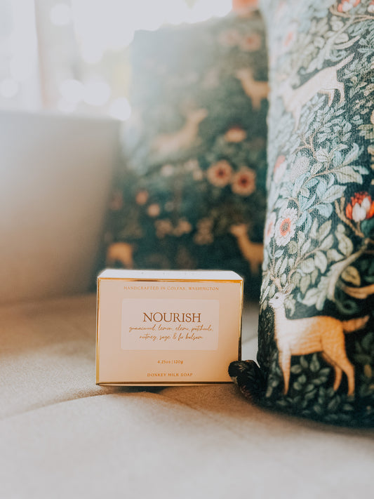 nourish donkey milk bar soap