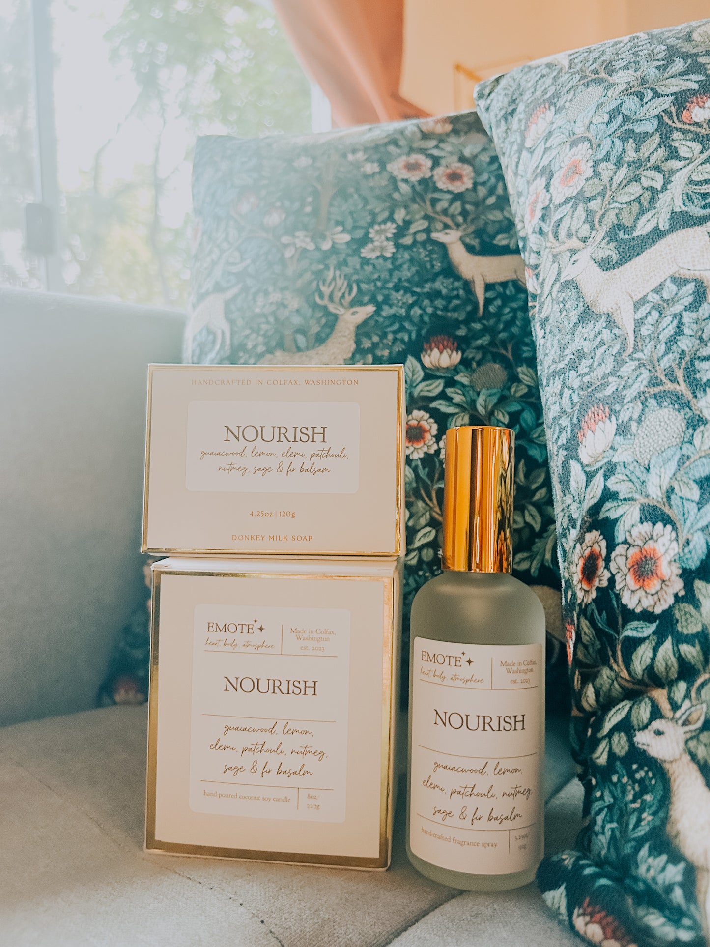 nourish 8 oz soy candle