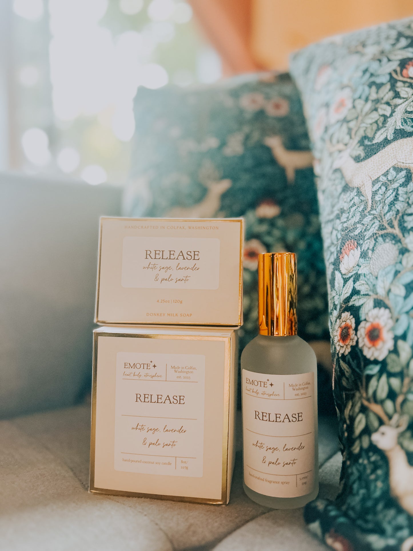 release fragrance spray
