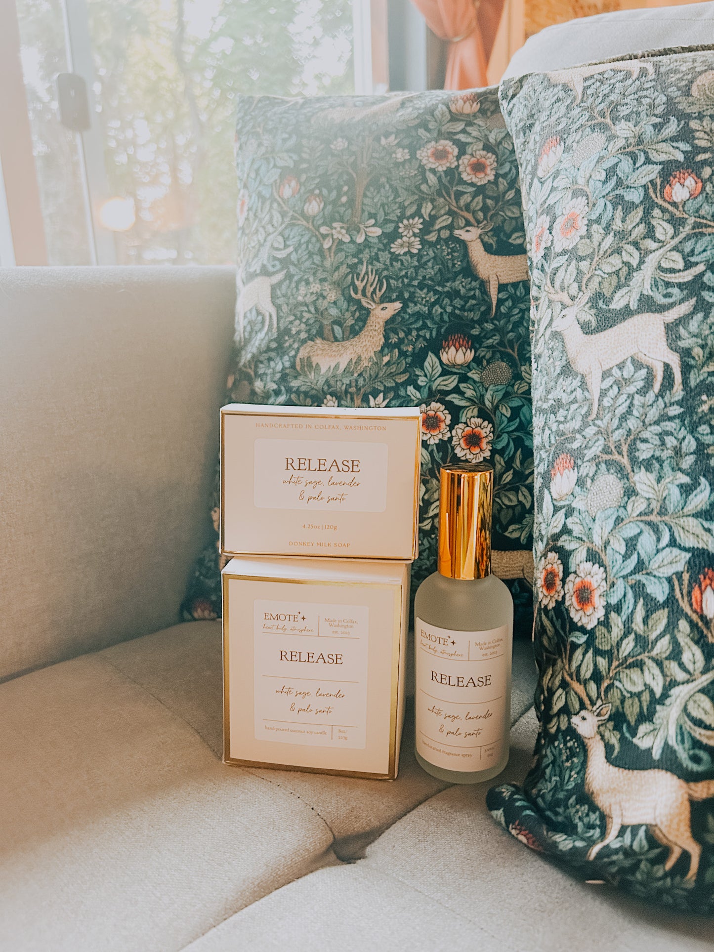release fragrance spray