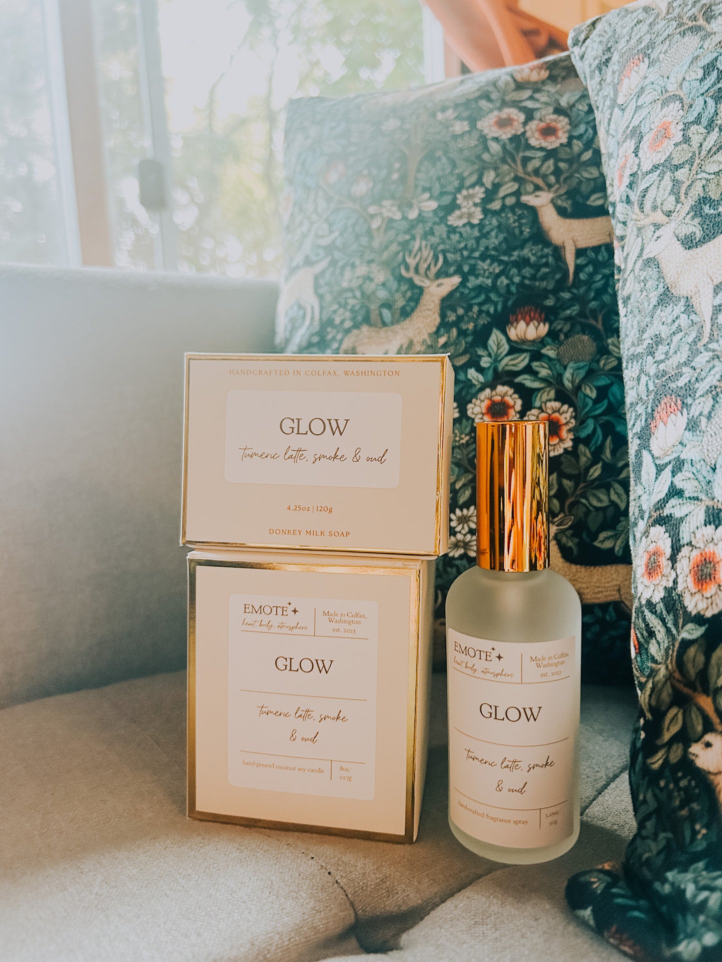 glow 8 oz soy candle