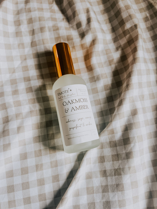oakmoss & amber fragrance spray