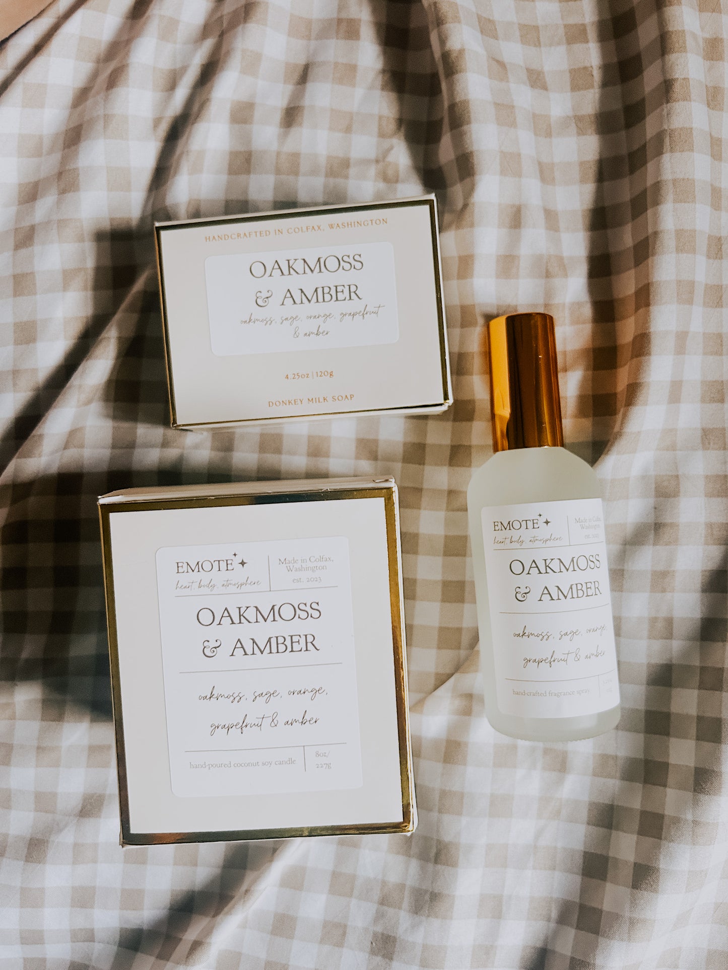oakmoss & amber fragrance spray
