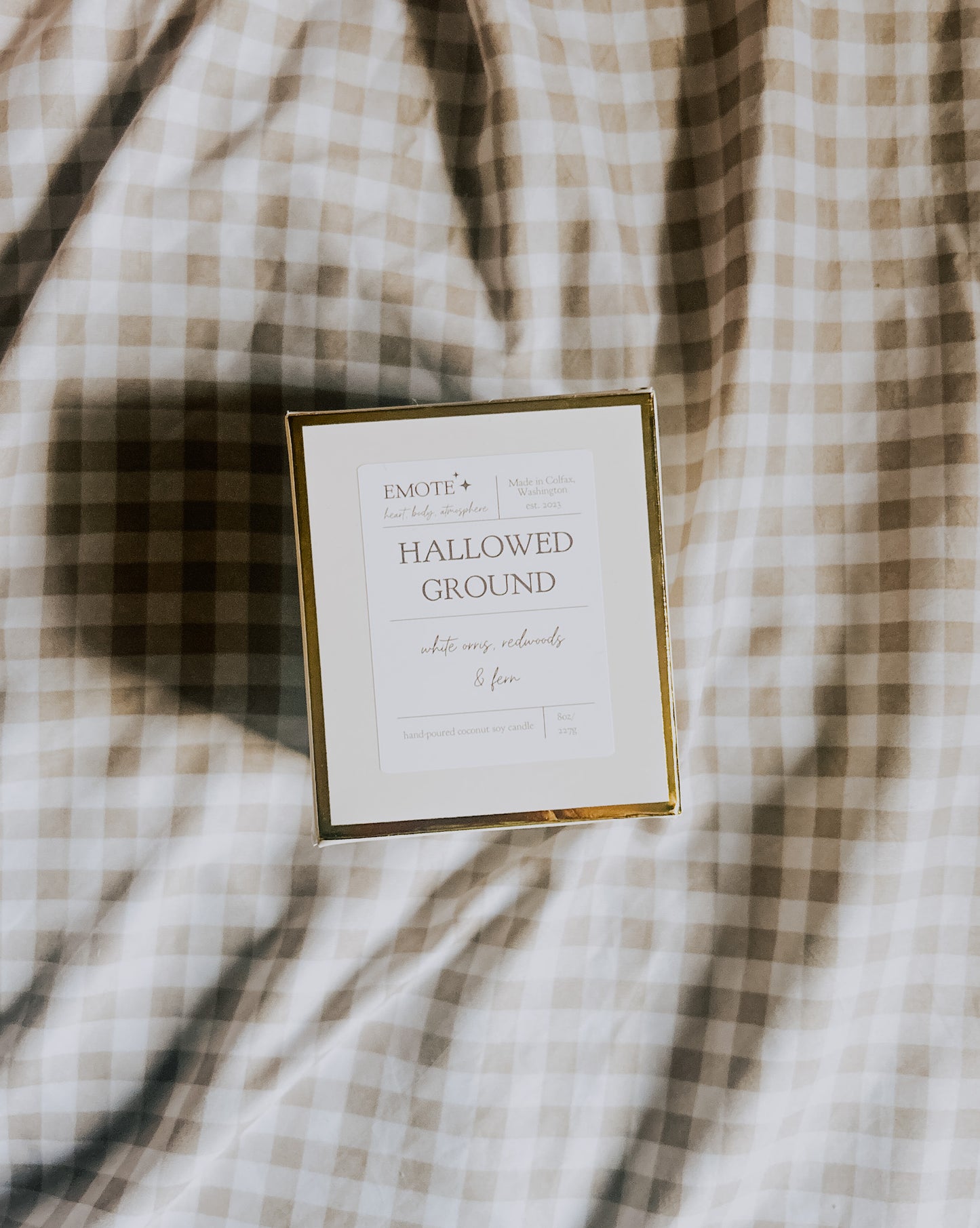 hallowed ground 8 oz soy candle