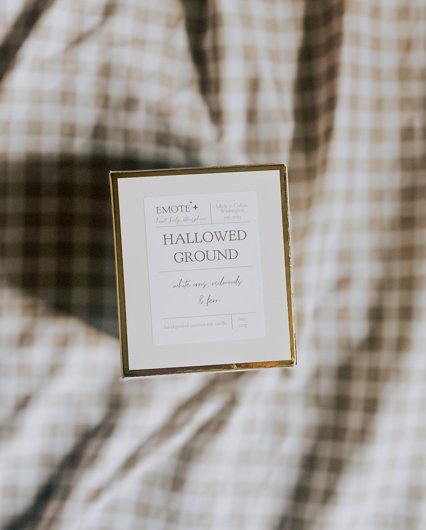 hallowed ground 8 oz soy candle