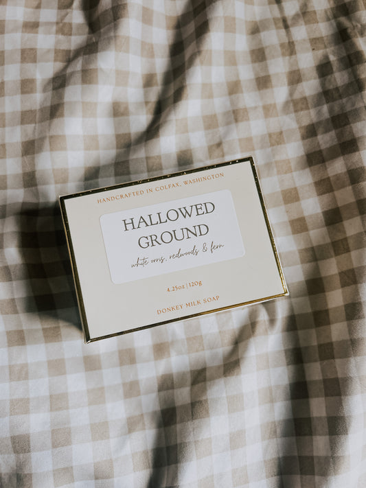 hallowed ground donkey milk soap