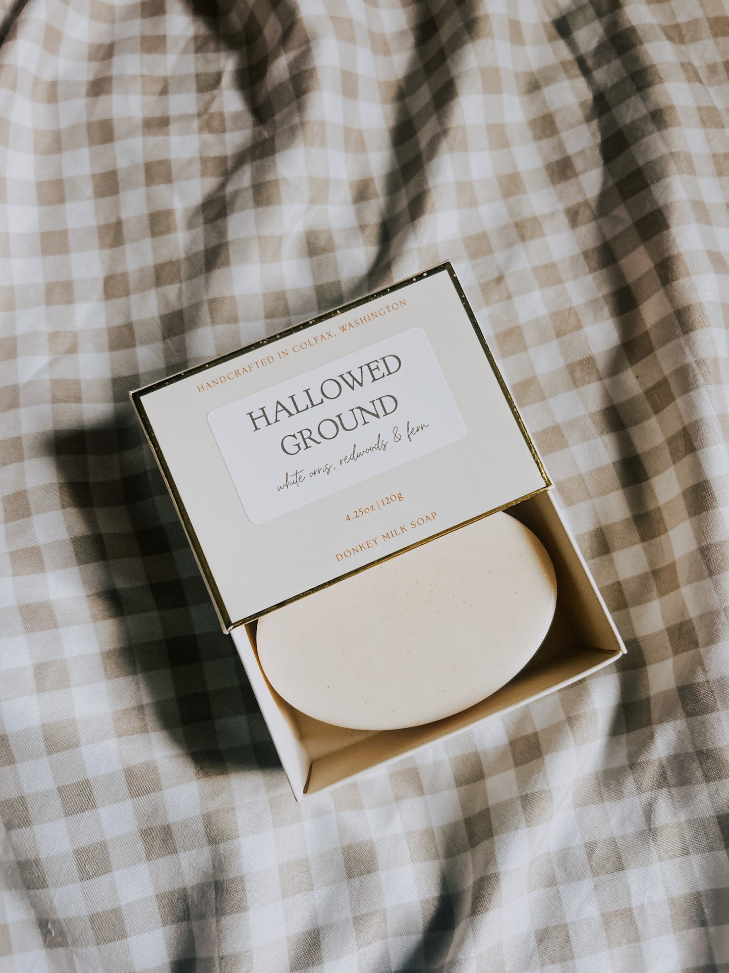hallowed ground donkey milk soap