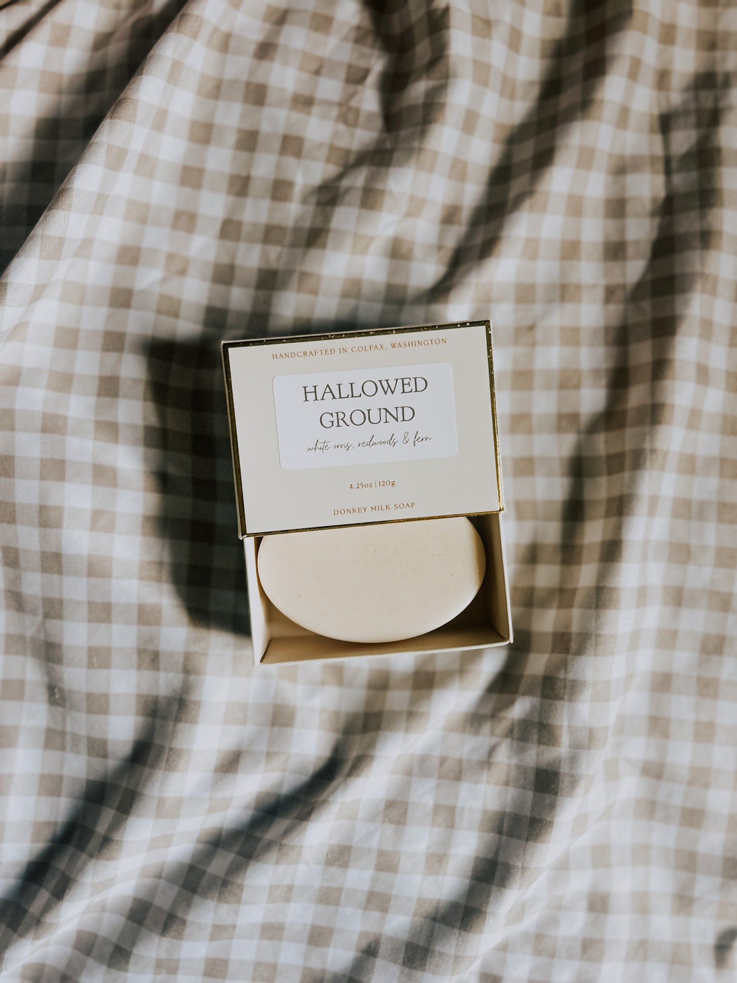 hallowed ground donkey milk soap