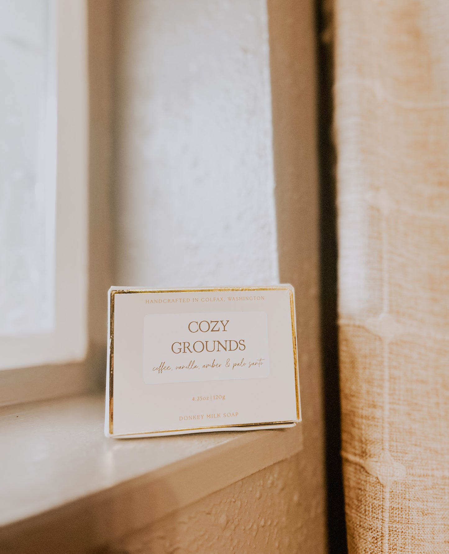 cozy grounds donkey milk soap