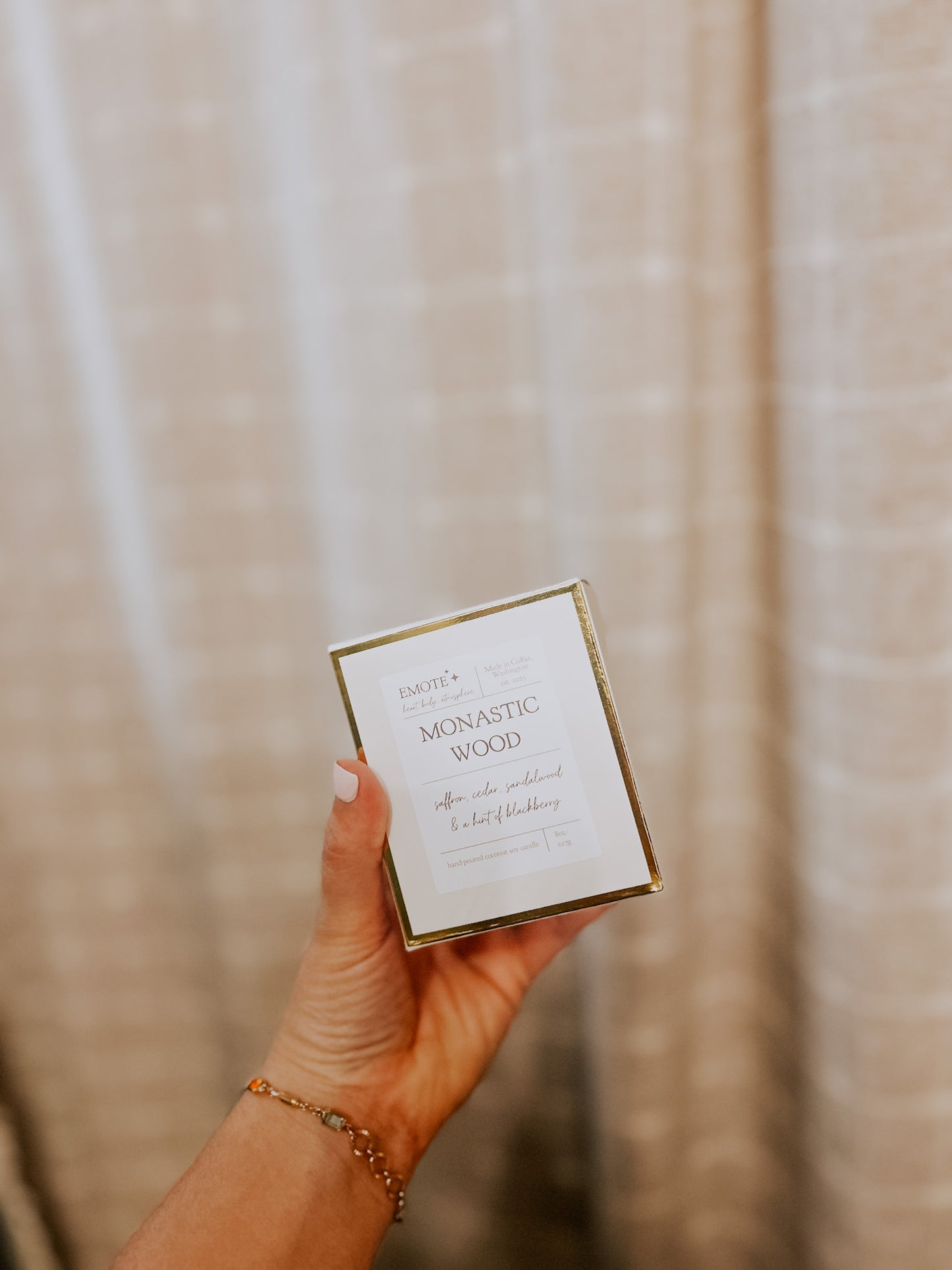 cozy grounds 8 oz soy candle