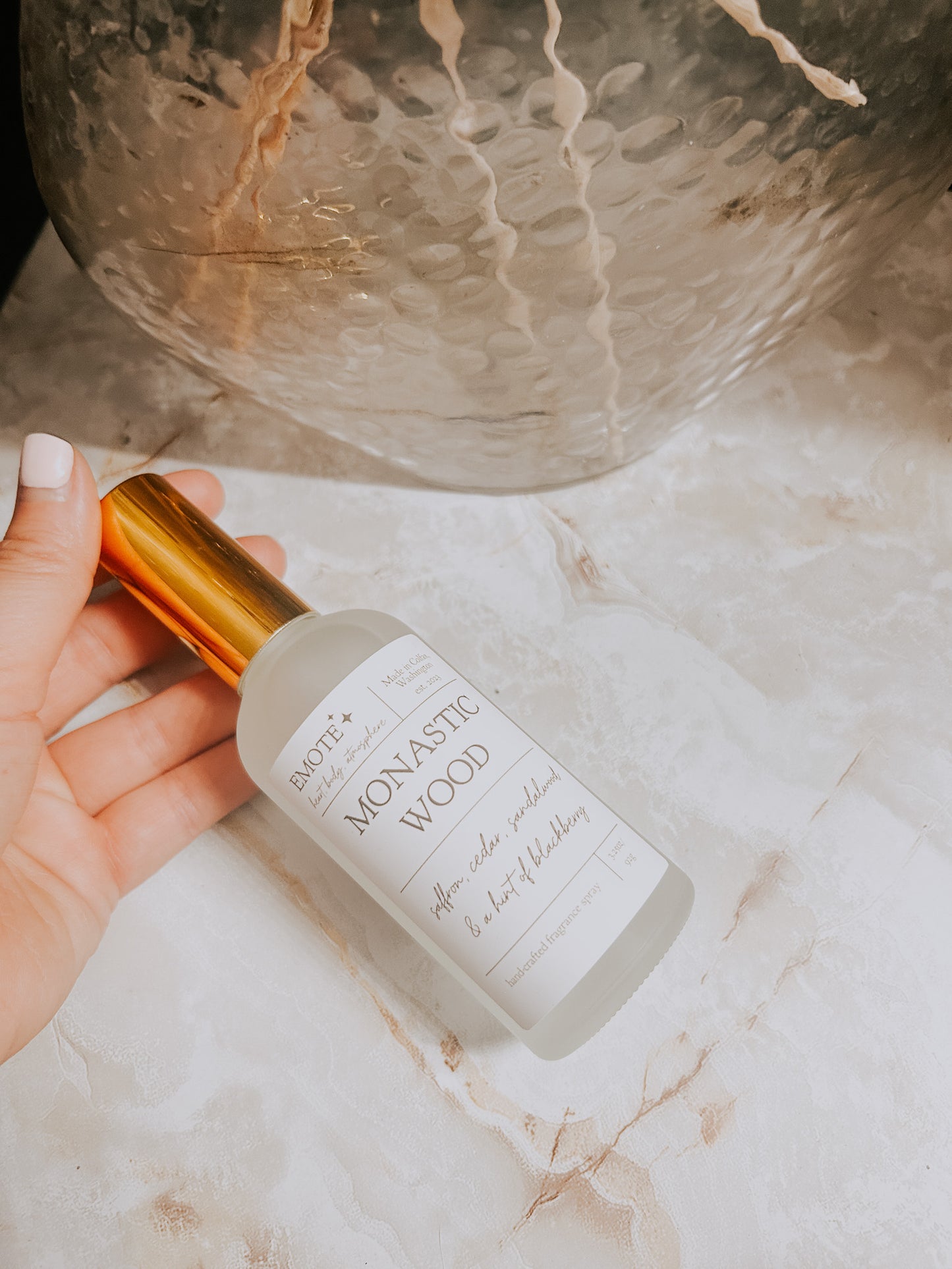 monastic wood fragrance spray