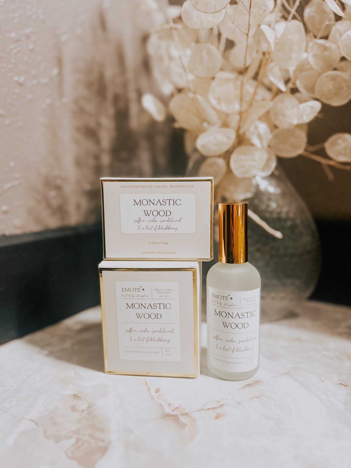 monastic wood fragrance spray