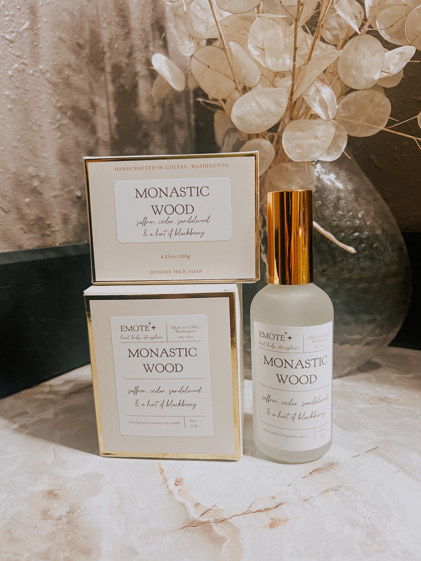 monastic wood donkey milk soap