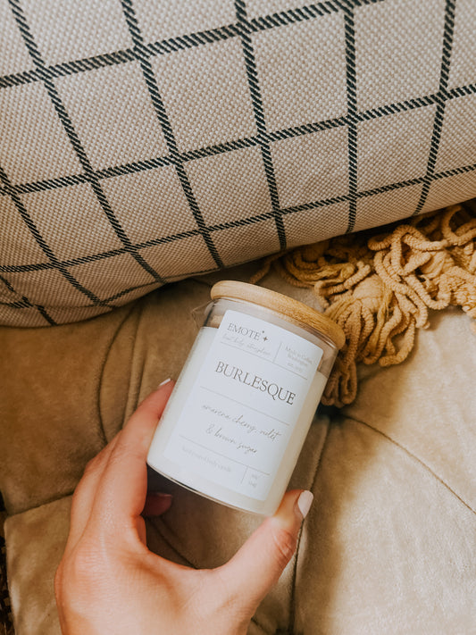 burlesque body candle