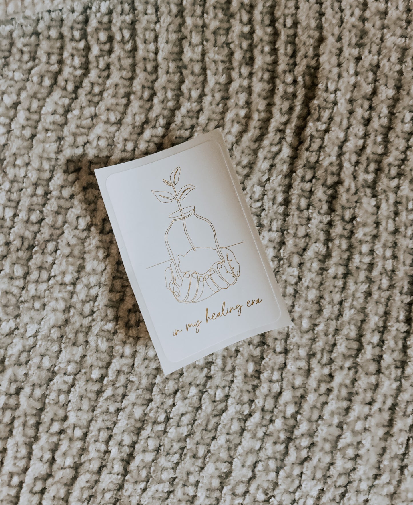 in my healing era sticker