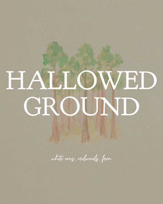 hallowed ground 8 oz soy candle