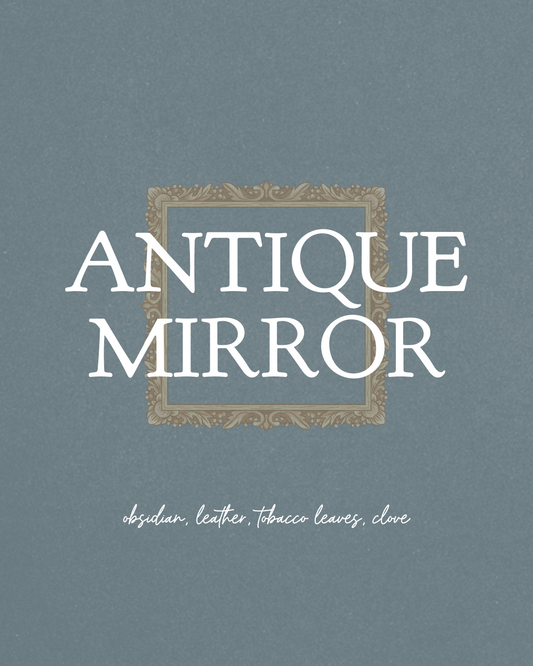 antique mirror donkey milk soap