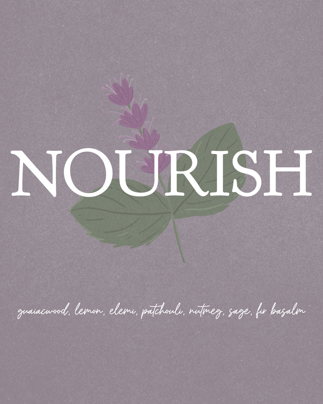 nourish 8 oz soy candle