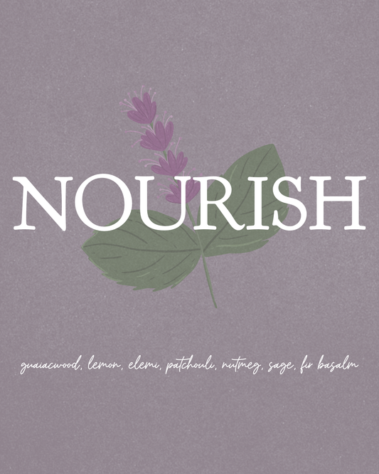 nourish 8 oz soy candle