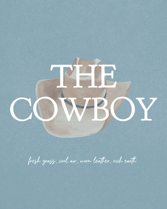 the cowboy 8 oz soy candle