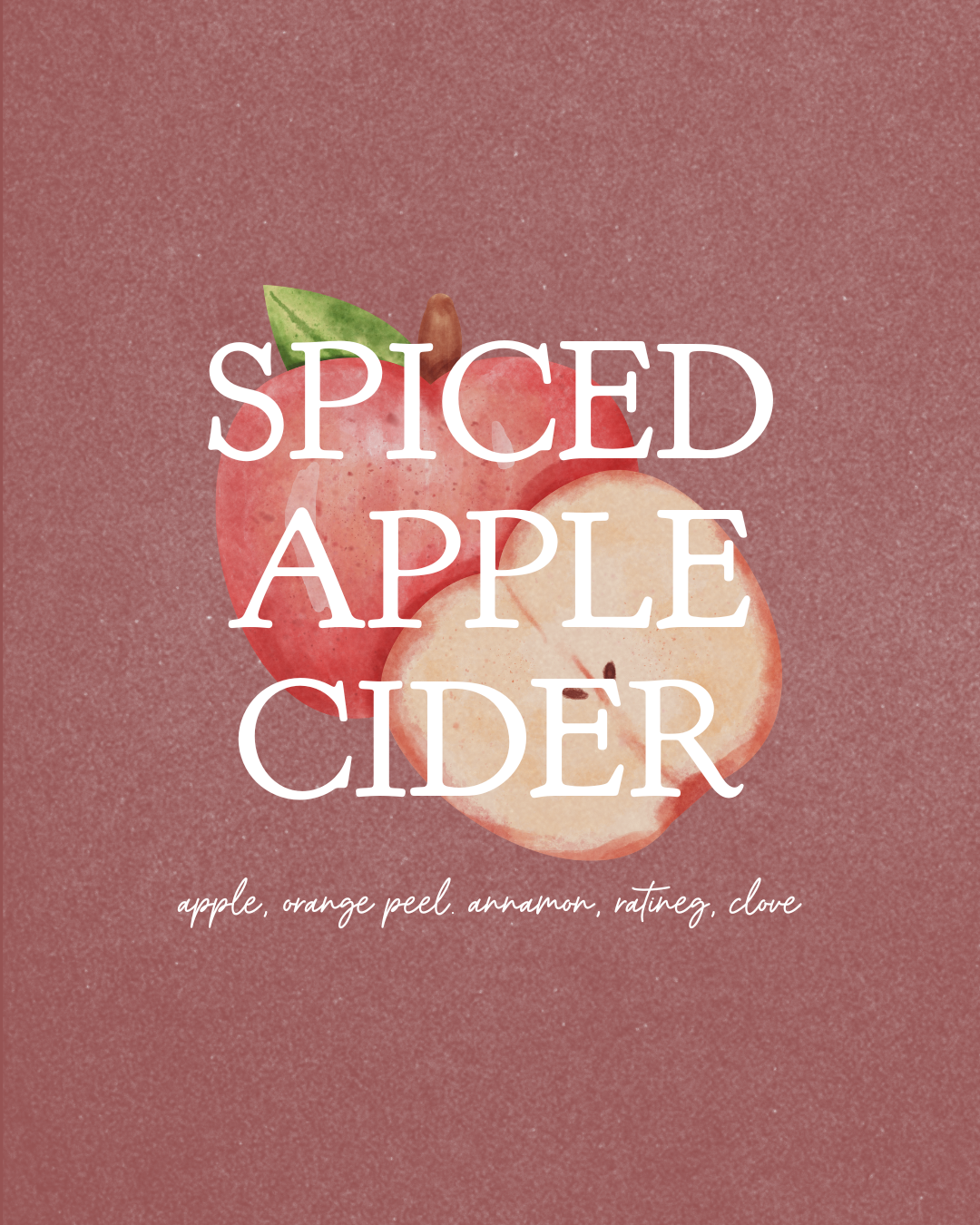 spiced apple cider fragrance spray