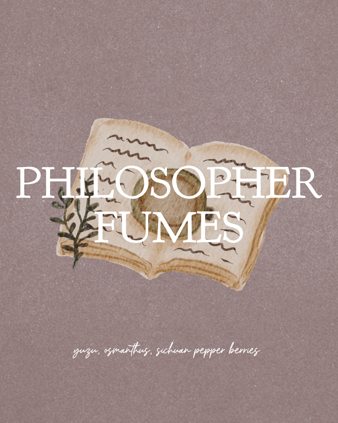 philosopher fumes 8 oz soy candle