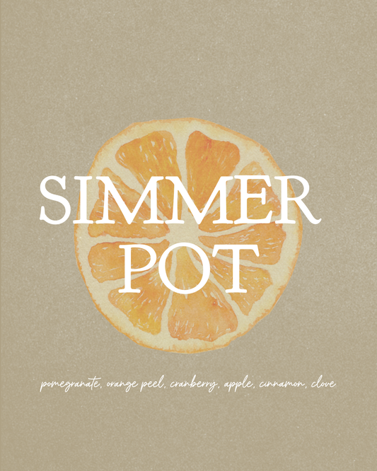 simmer pot 8 oz soy candle