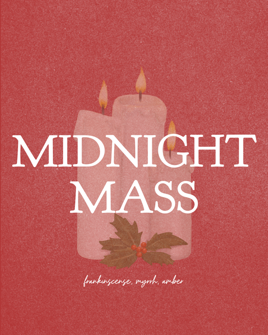midnight mass 8 oz soy candle
