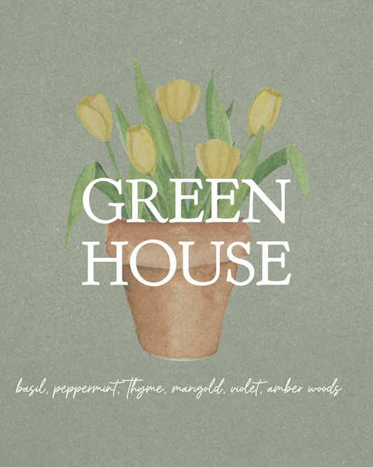 greenhouse 8 oz soy candle