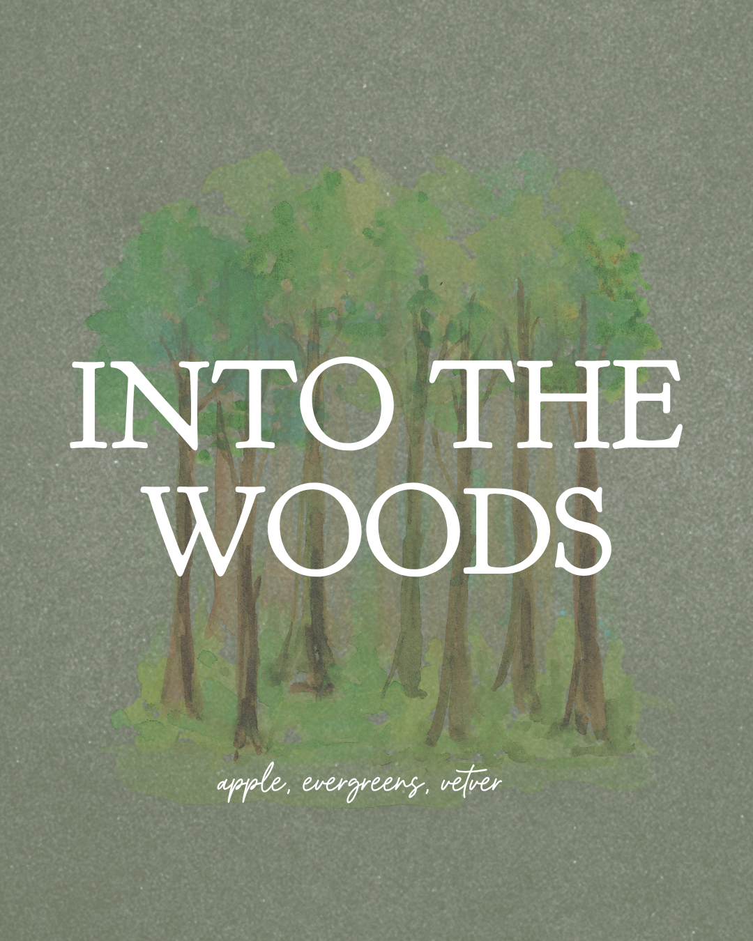 into the woods 8 oz soy candle