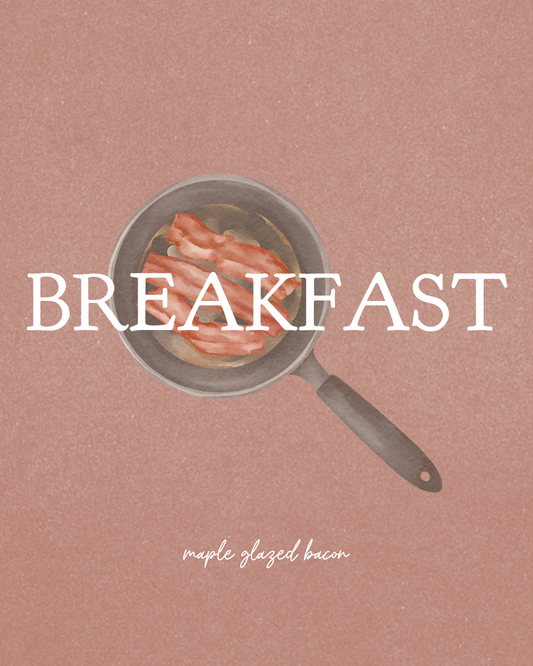 breakfast 8 oz soy candle